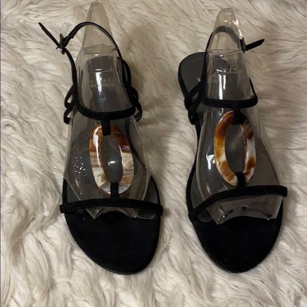 Stuart weitzman strappy o ring sandals